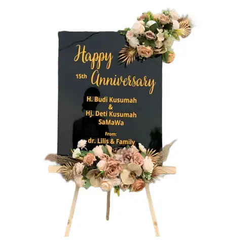 Papan Bunga Akrilik Logas Tanah Darat